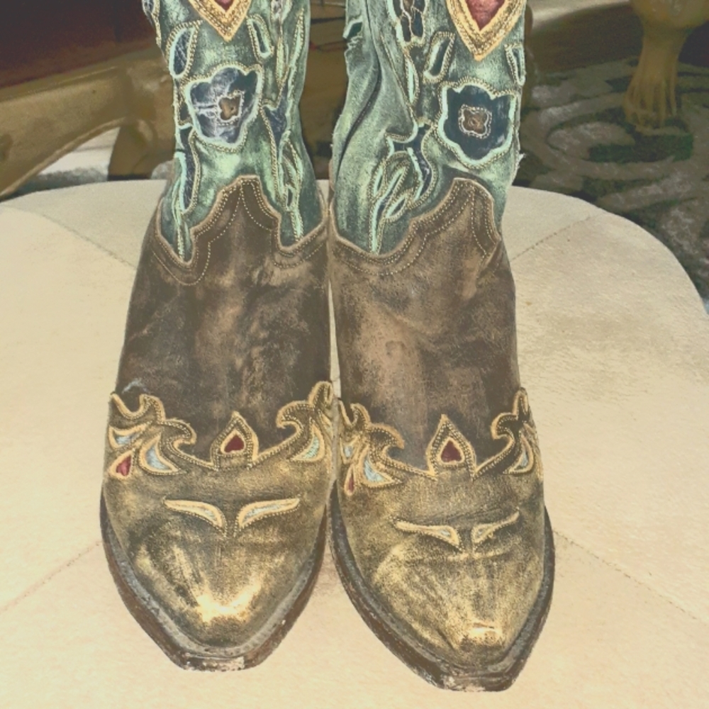 BlueBird Western Boots by Dan Post